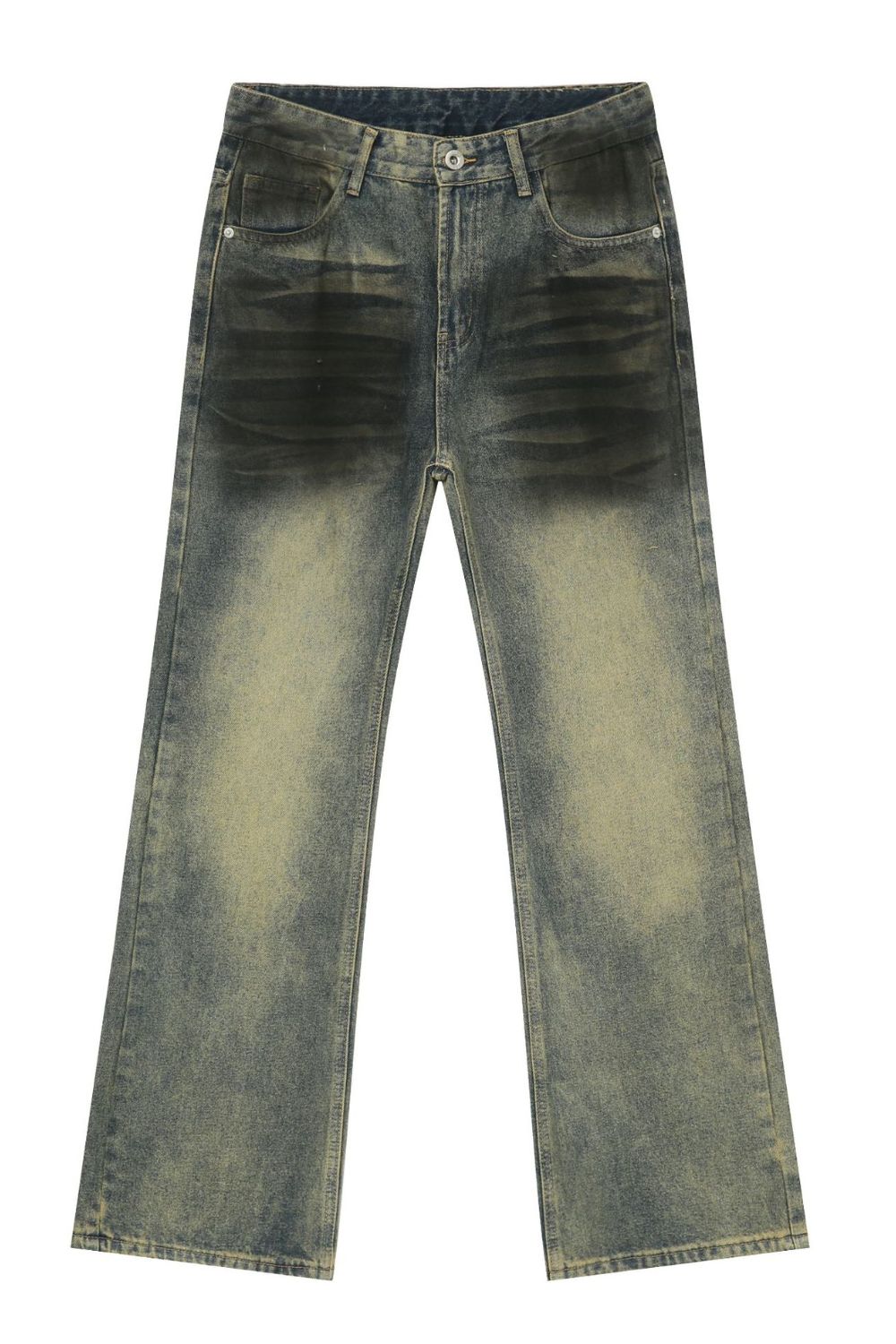 Men's Bootcut Jeans with Pockets