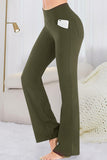 Pocketed High Waist Active Pants - felvior