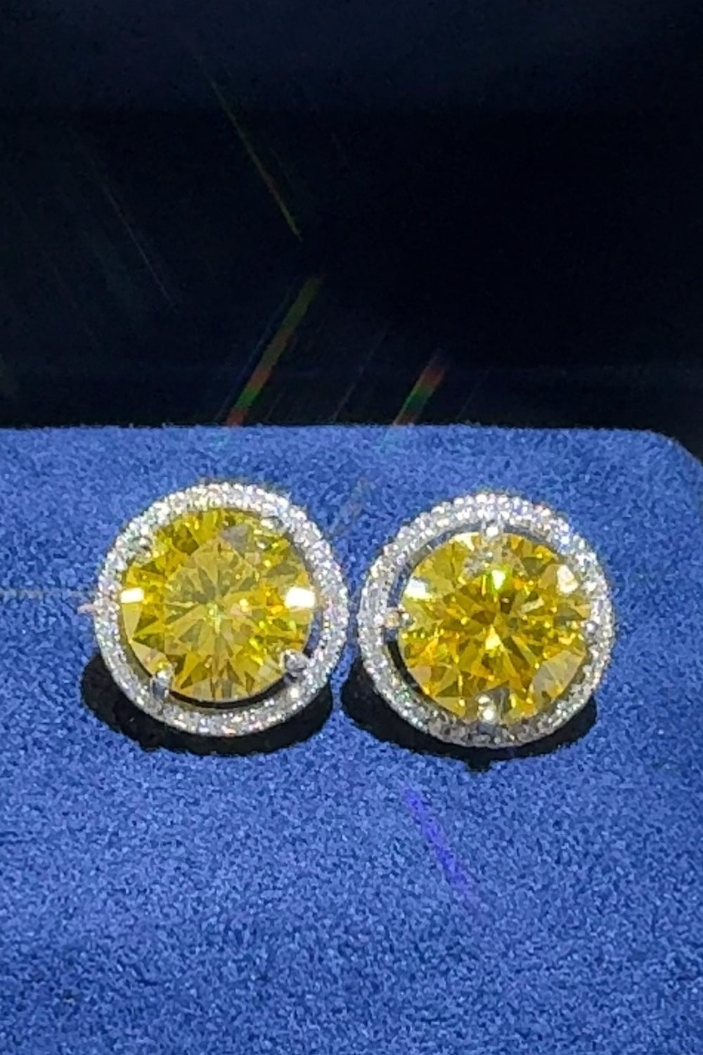 4 Carat Moissanite 925 Sterling Silver Earrings - felvior