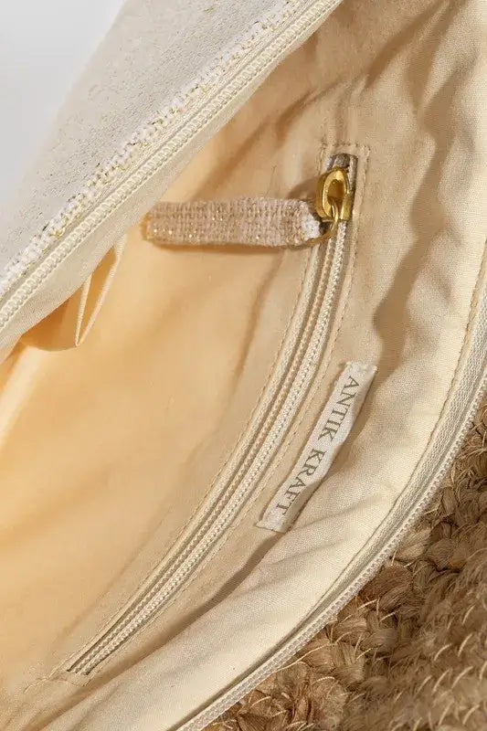 Fame Boho Beaded Eye Pattern Envelope Bag