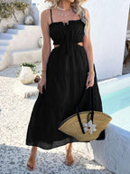 Devine Tie Back Cami Midi Dress