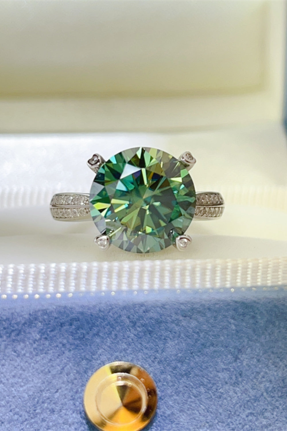 5 Carat Moissanite 925 Sterling Silver Ring - felvior