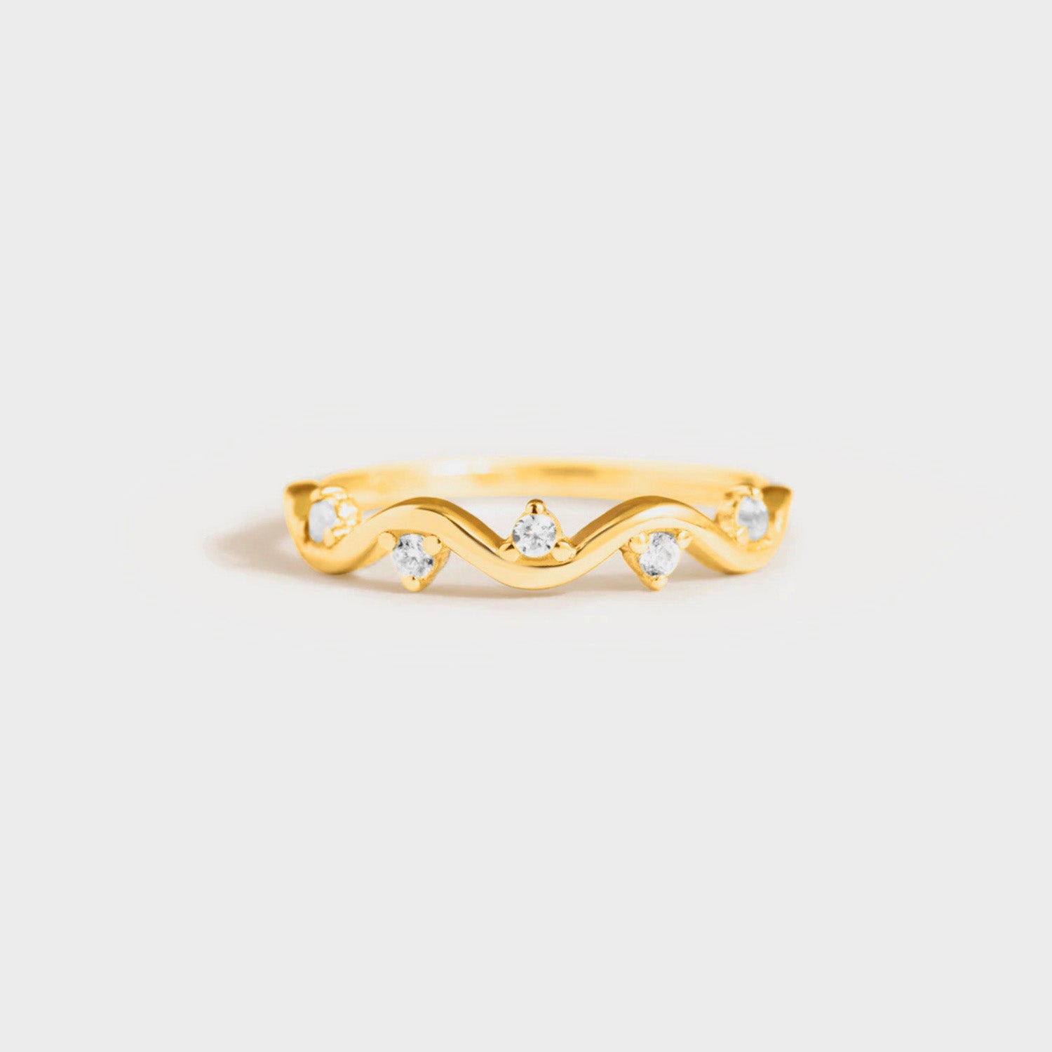 925 Sterling Silver Inlaid Zircon Ring - felvior