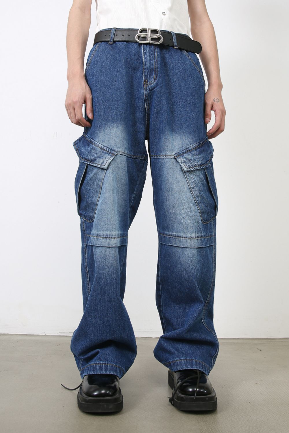 Men's Baggy Jeans with Pockets