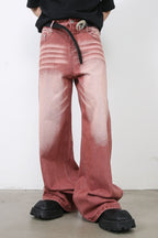 Men's Wide Leg Jeans with Pockets