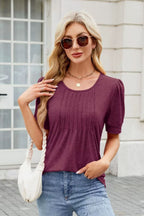Round Neck Short Sleeve T-Shirt