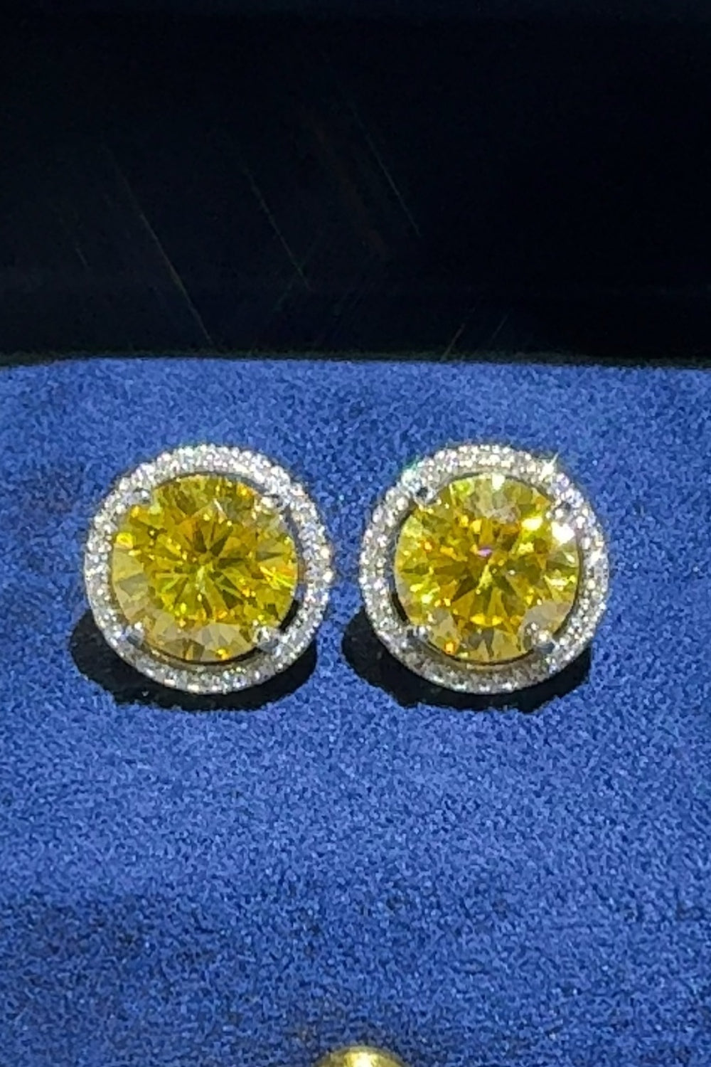 4 Carat Moissanite 925 Sterling Silver Earrings - felvior