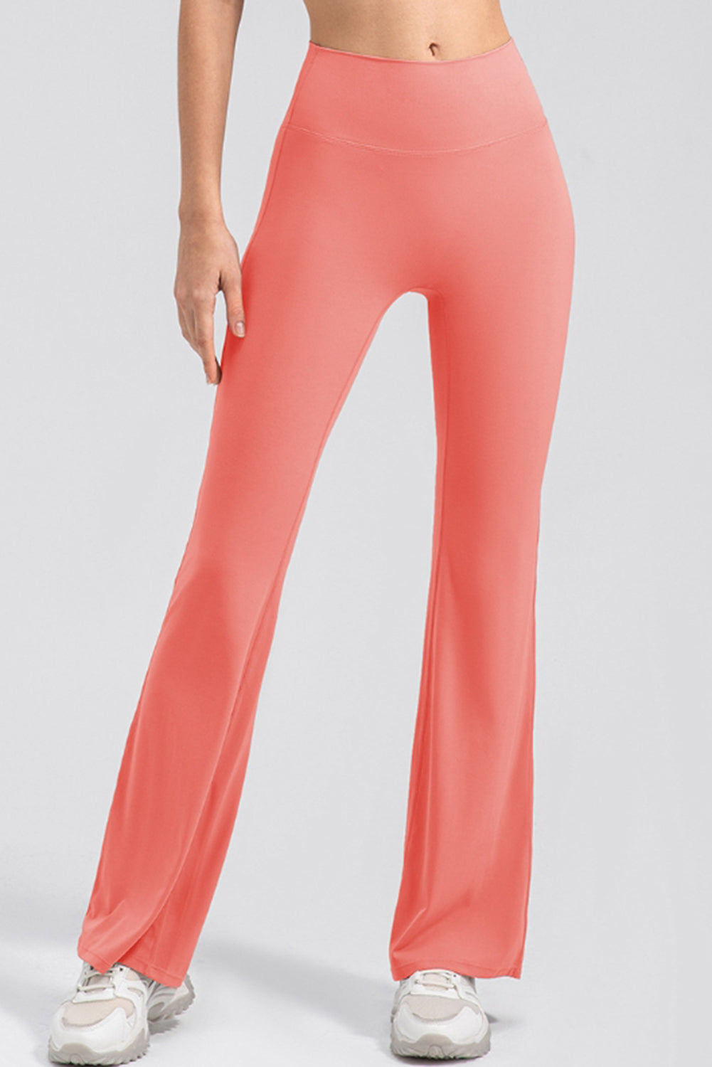 High Waist Straight Active Pants - felvior