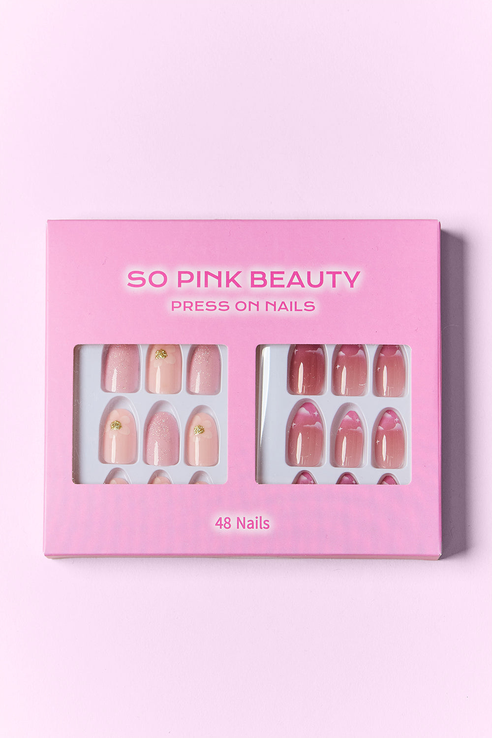 SO PINK BEAUTY Press On Nails 2 Packs - felvior