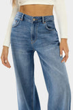High Waist Wide Leg Jeans - felvior