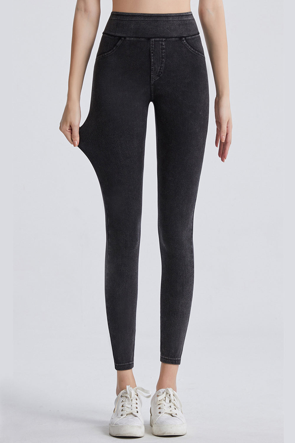 High Waist Cropped Jeans - felvior
