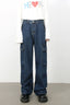 Men's Baggy Jeans with Cargo Pockets