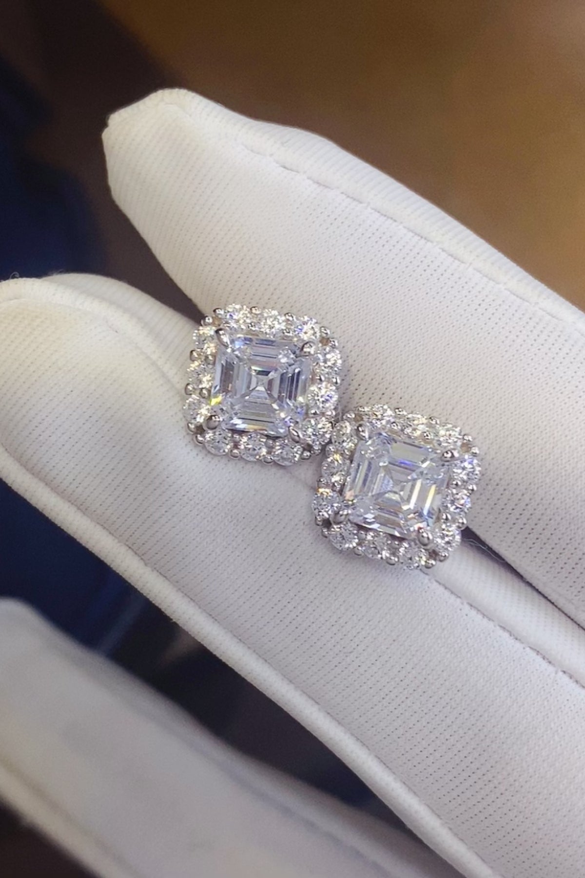 2 Carat Moissanite 925 Sterling Silver Stud Earrings - felvior