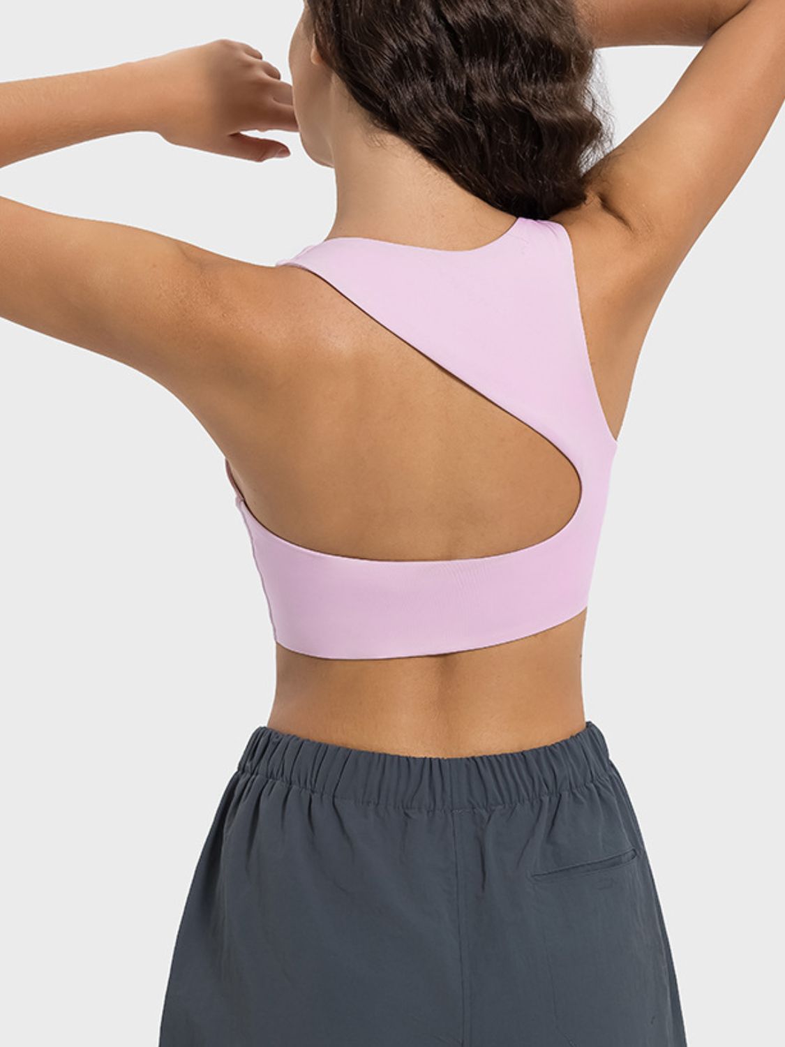 Millennia Cutout Round Neck Active Tank - felvior