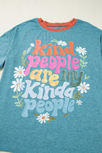 Kind People are My Kind People Graphic Oversized T-Shirt