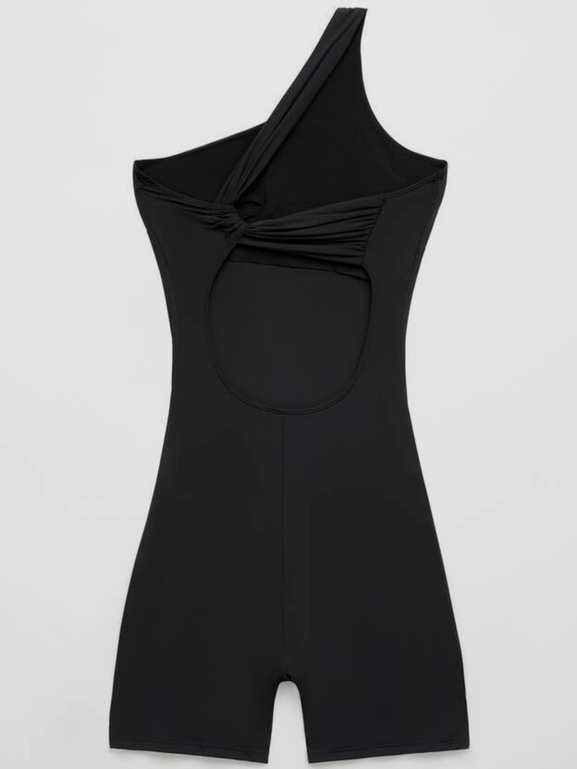 Single Shoulder Active Romper - felvior