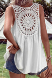 Openwork V-Neck Tank - felvior