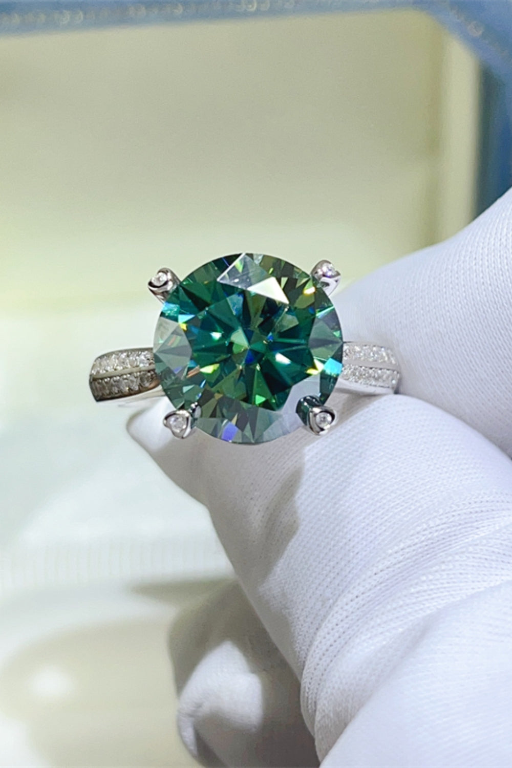 5 Carat Moissanite 925 Sterling Silver Ring - felvior