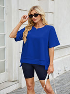 Round Neck Short Sleeve T-Shirt