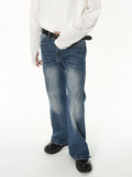 Men's Mid Rise Jeans with Pockets - felvior