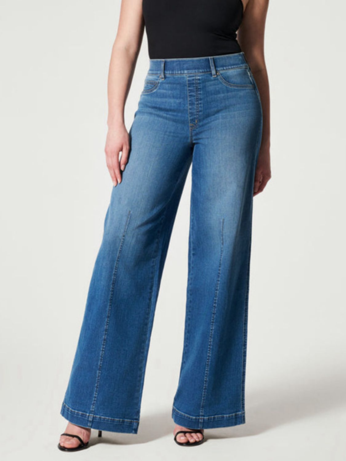 Wide Leg Long Jeans - felvior