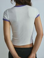 Graphic Round Neck Short Sleeve T-Shirt