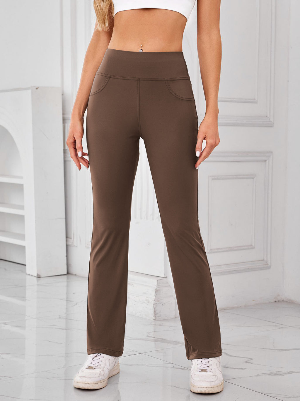 Lovelet High Waist Active Pants with Pockets