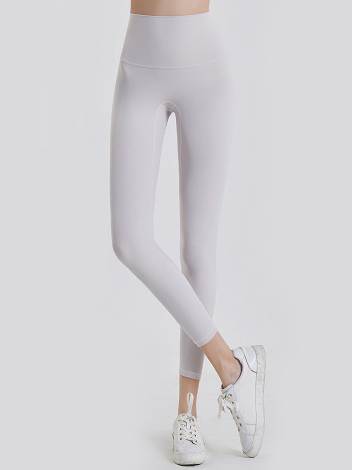 Wide Waistband Sports Leggings - felvior