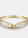925 Sterling Silver Inland Zircon Ring - felvior