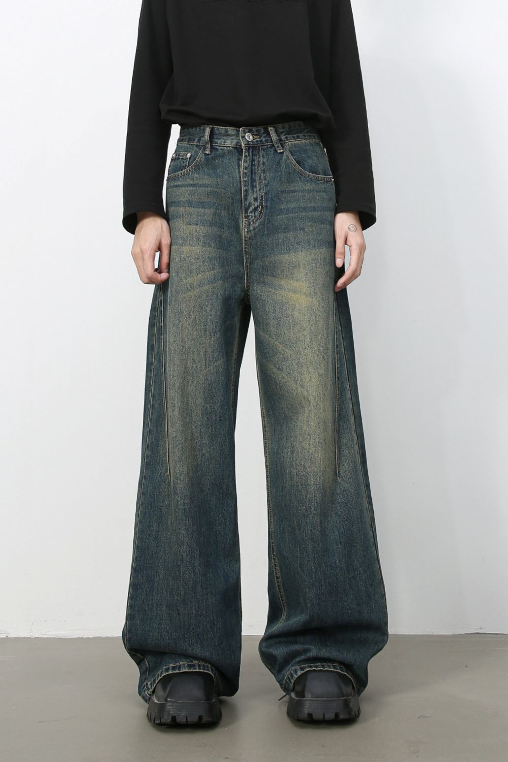 Men's Wide Leg Jeans Zweitbild