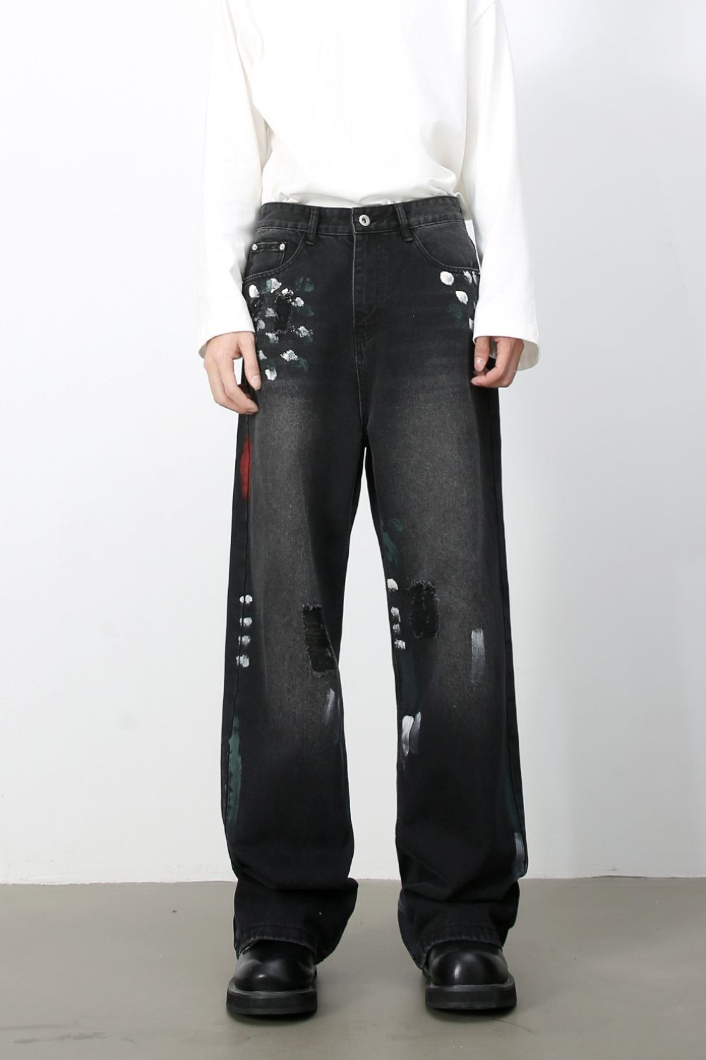Men's Paint Loose Jeans