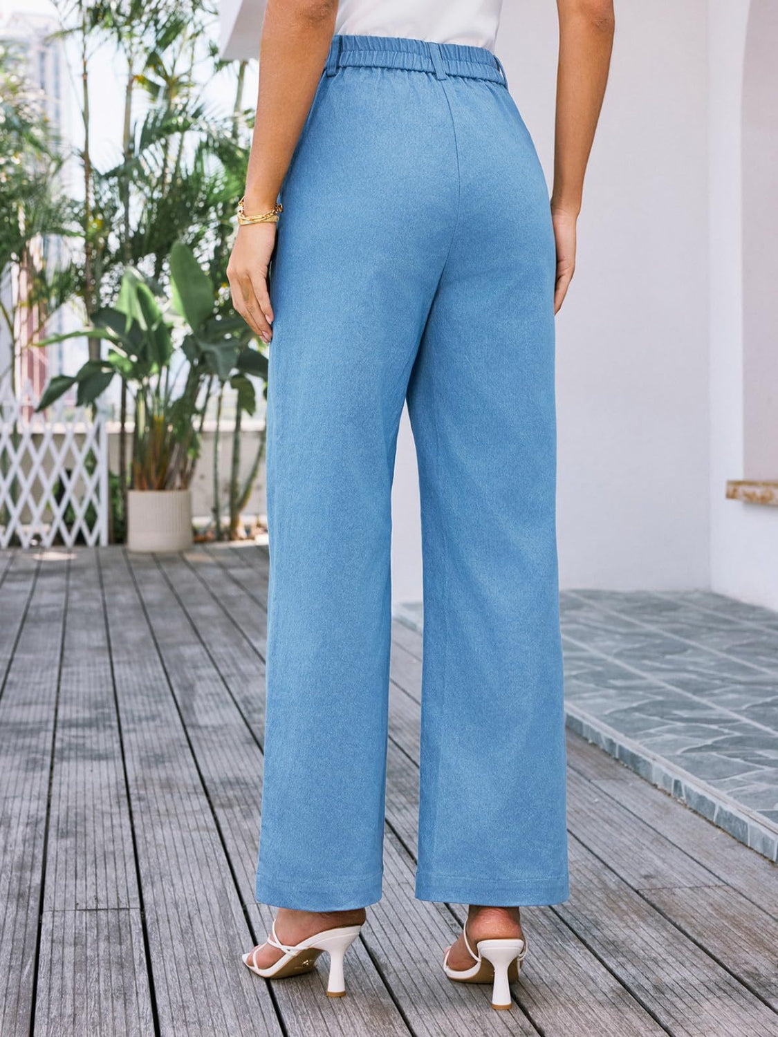 High Waist Wide Leg Pants - felvior