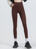 Wide Waistband Sports Leggings - felvior