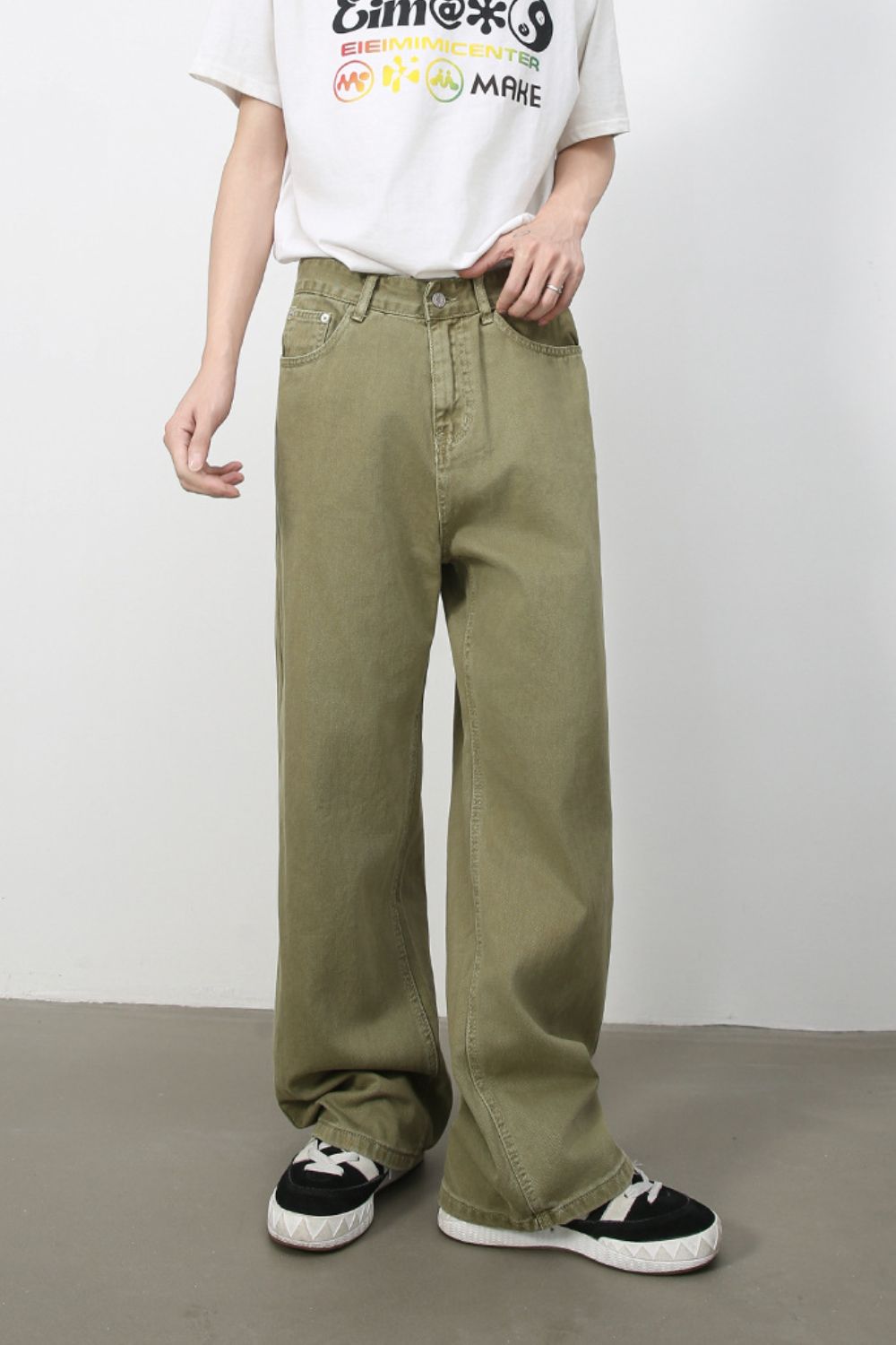 Men's Baggy Jeans with Pockets