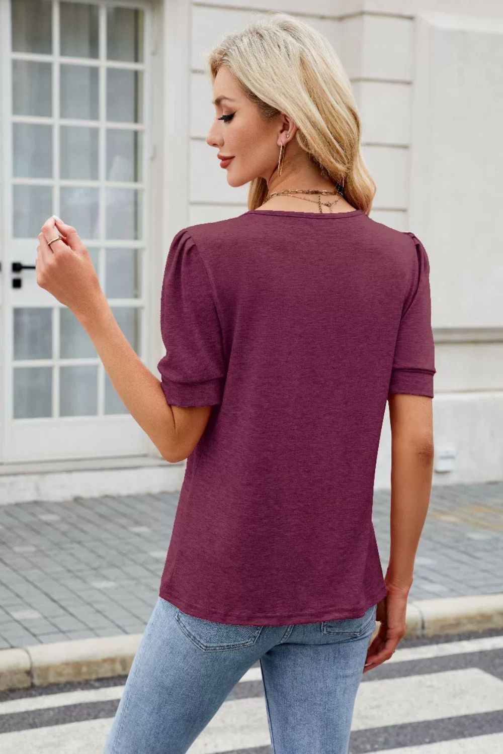 Round Neck Short Sleeve T-Shirt