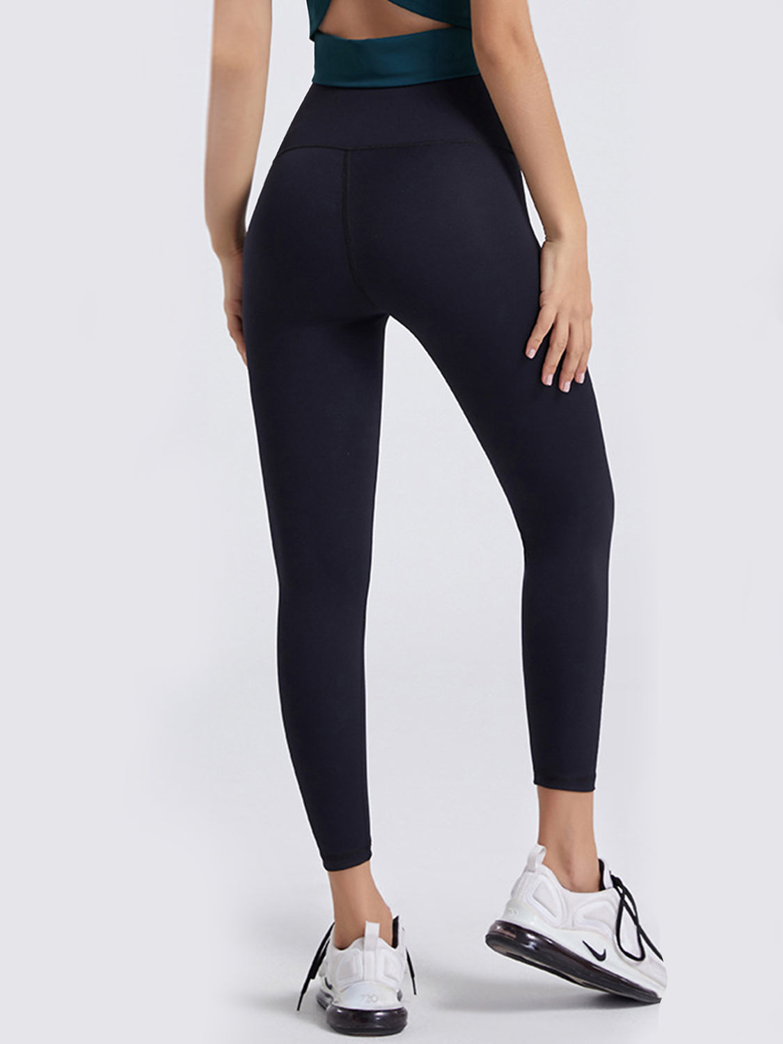 Wide Waistband Sports Leggings - felvior