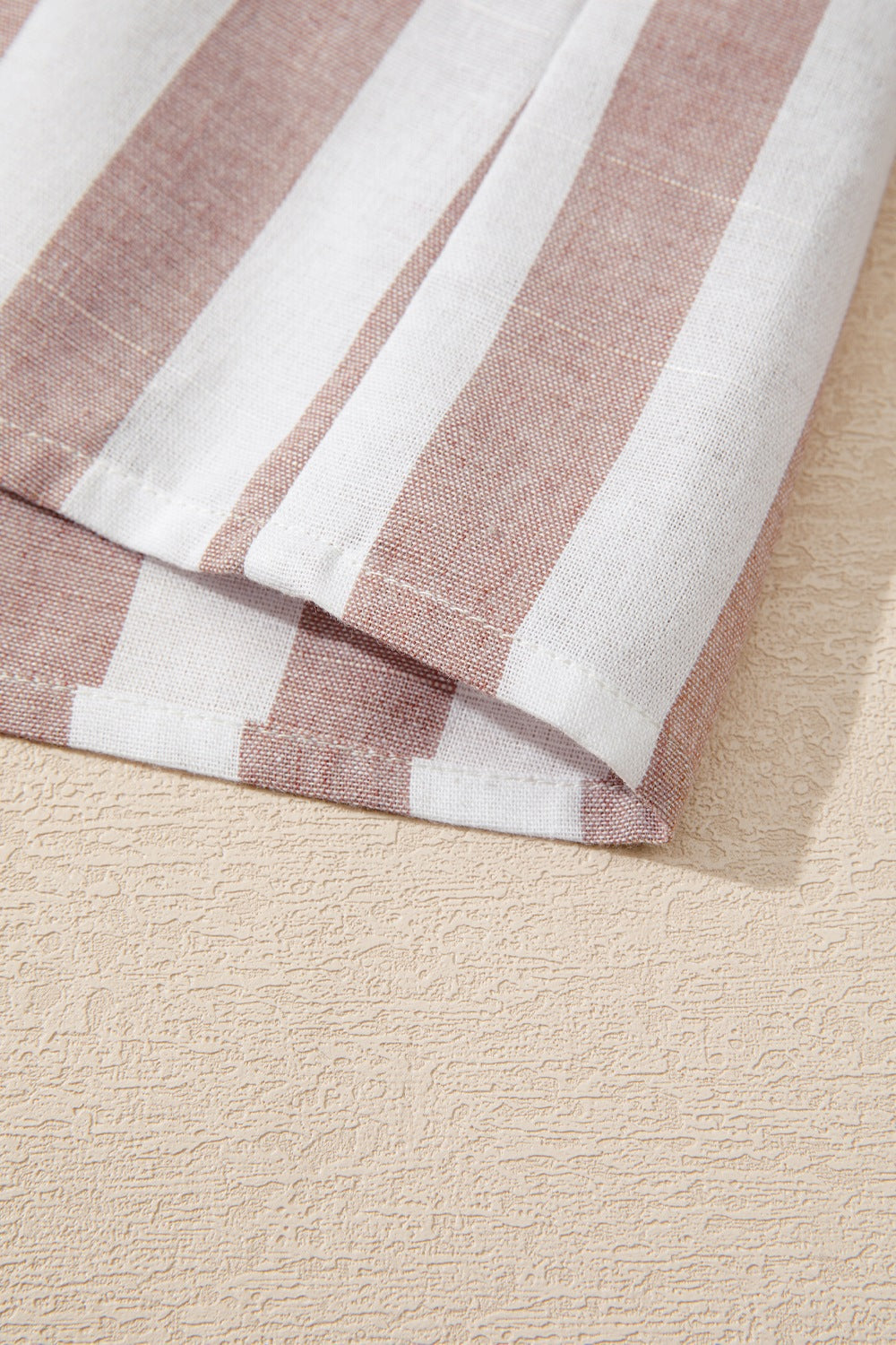 Stripe Button Down Sleeveless Shirt