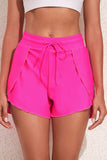 Drawstring Waist Swim Shorts - felvior