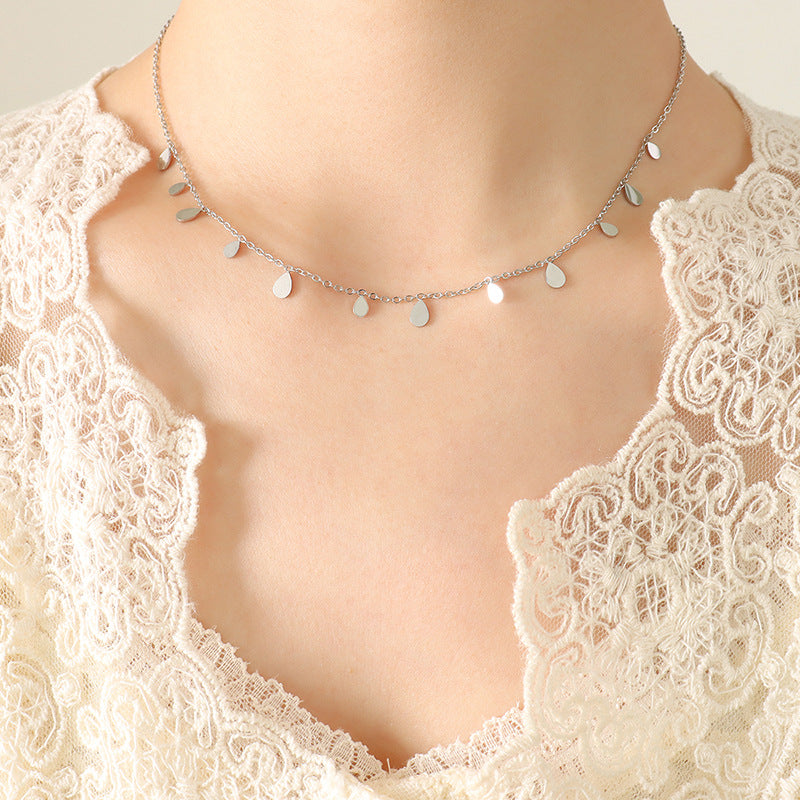 Titanium Steel Charm Necklace - felvior