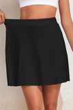Slit Swim Skort with Pockets - felvior