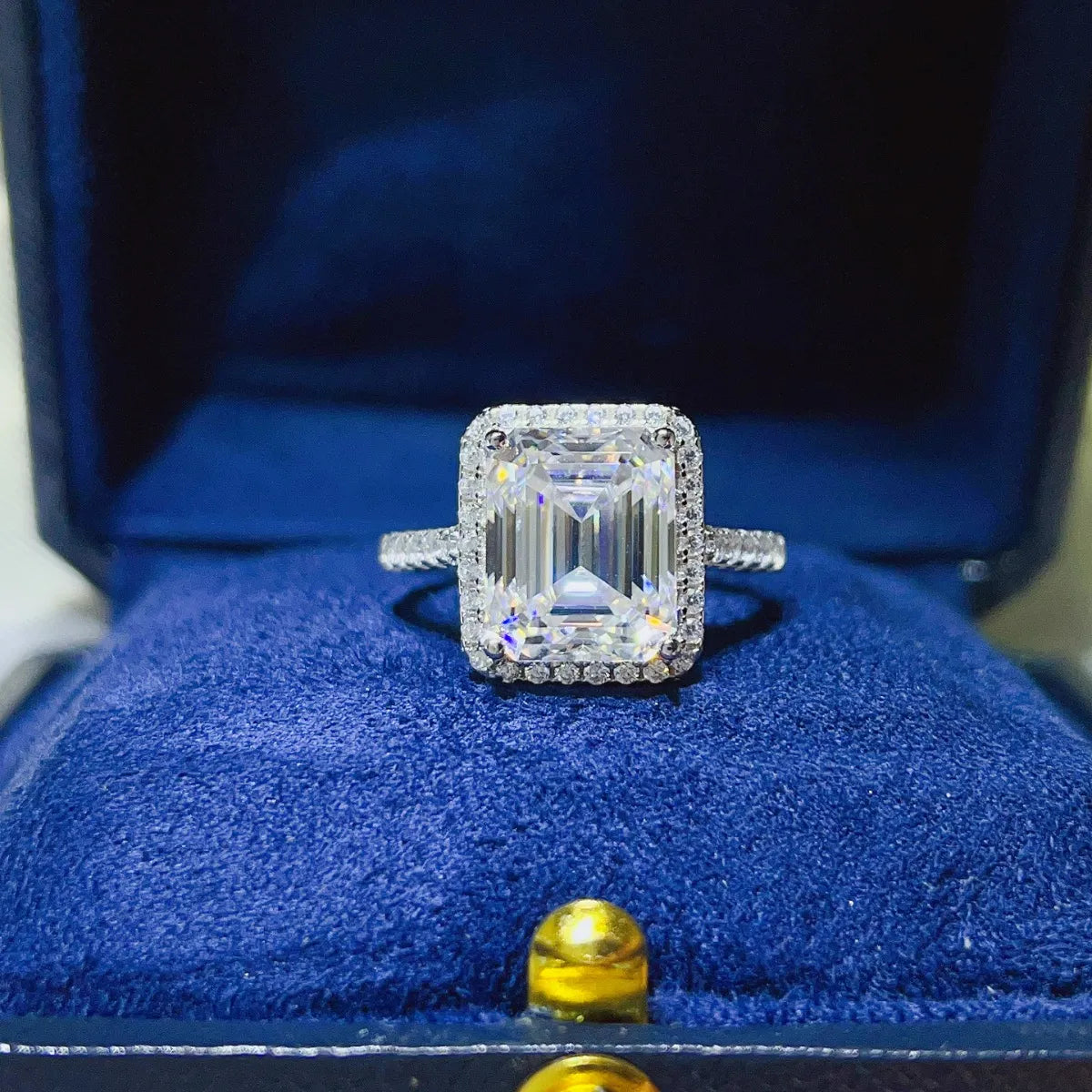 5 Carat Moissanite 925 Sterling Silver Ring - felvior