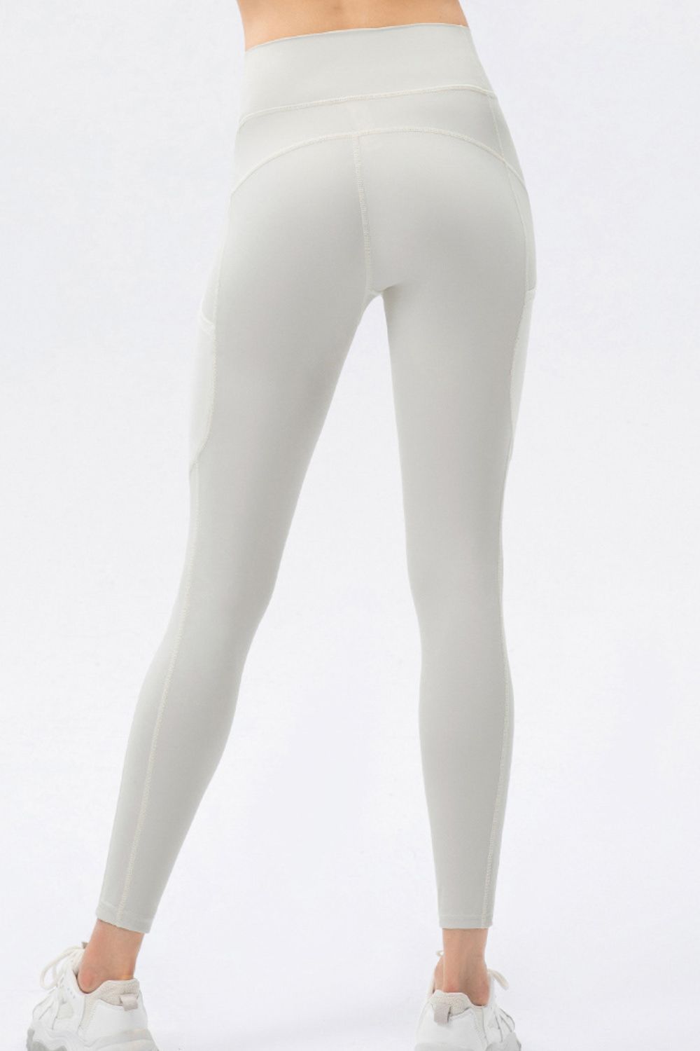High Waist Slim Fit Long Sports Pants - felvior