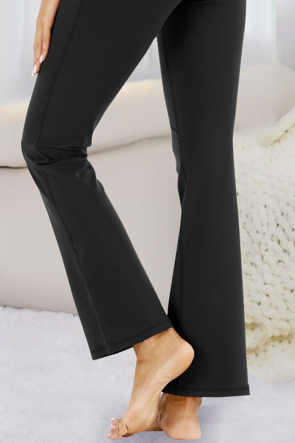 Pocketed High Waist Active Pants - felvior