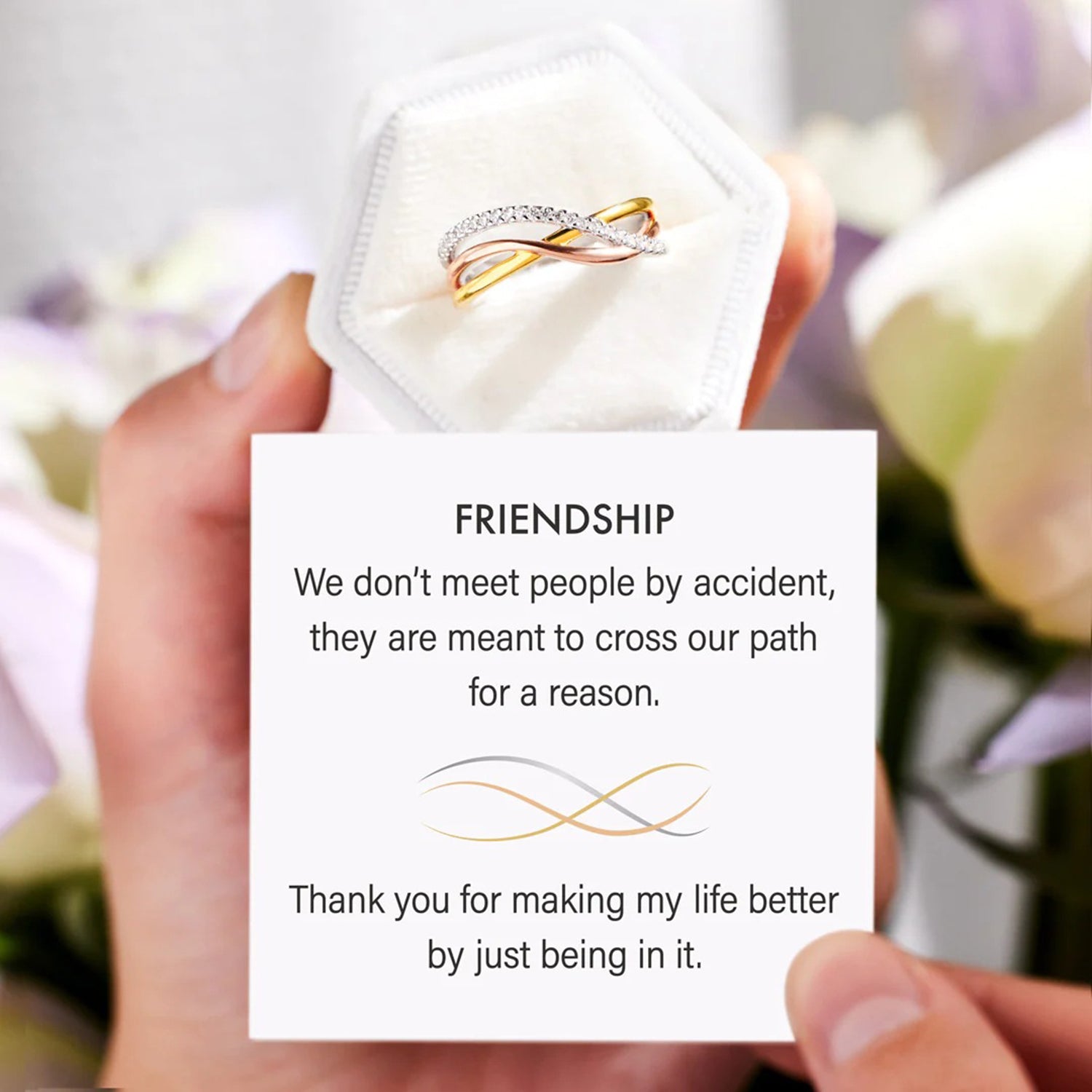 Crisscross Gold-Plated 925 Sterling Silver Ring - felvior
