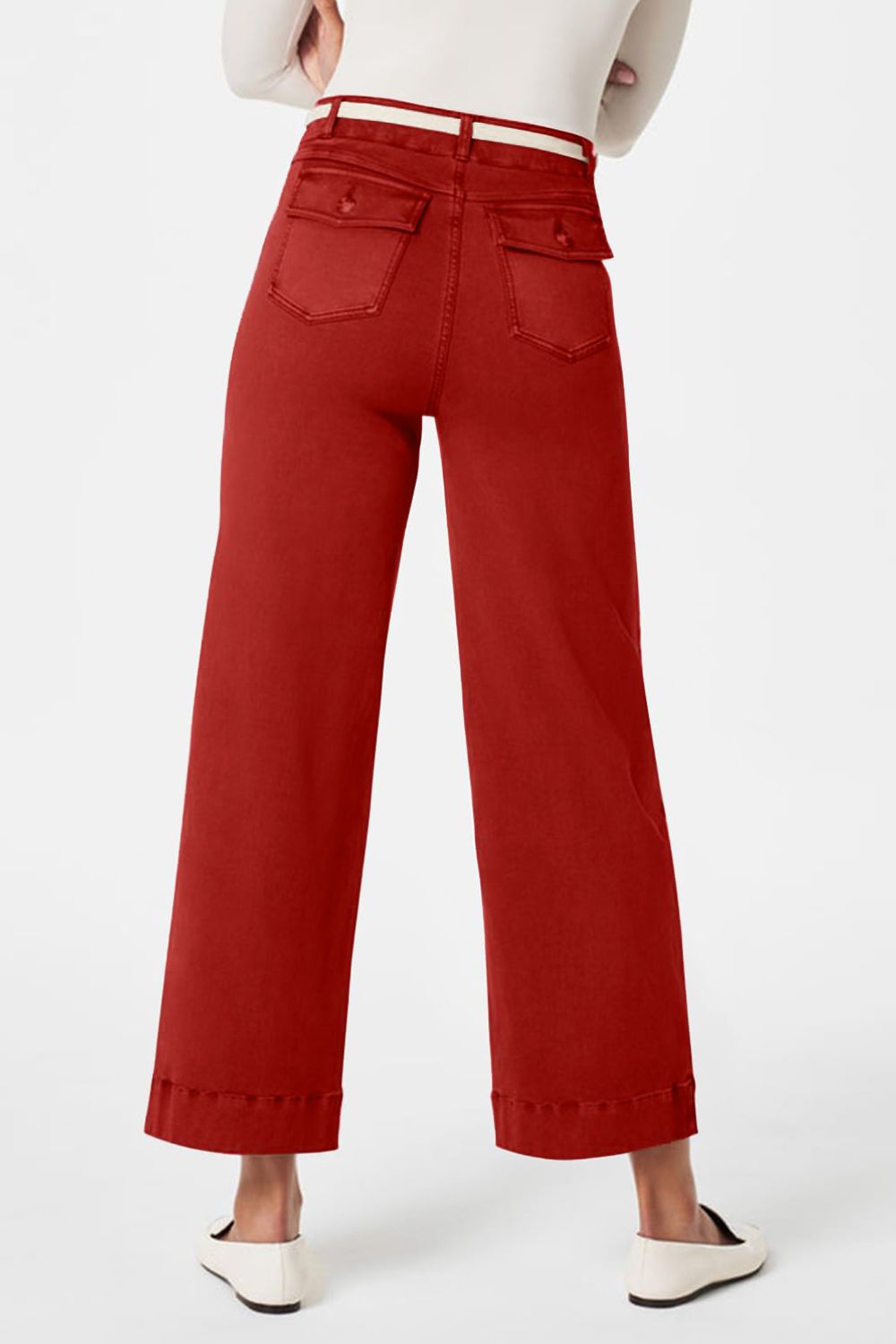 High Waist Jeans with Pockets