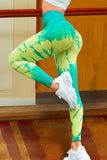 Tie-Dye High Waist Sports Leggings - felvior