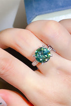 5 Carat Moissanite 925 Sterling Silver Ring