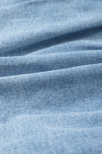 Bubble Hem Denim Mini Skirt