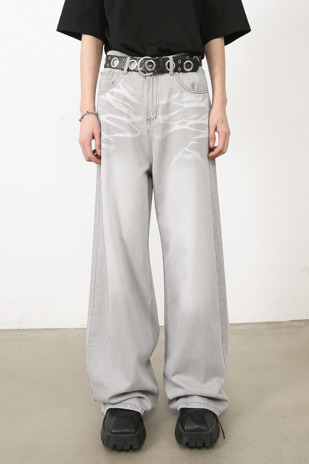 Men's Loose Fit Jeans - felvior