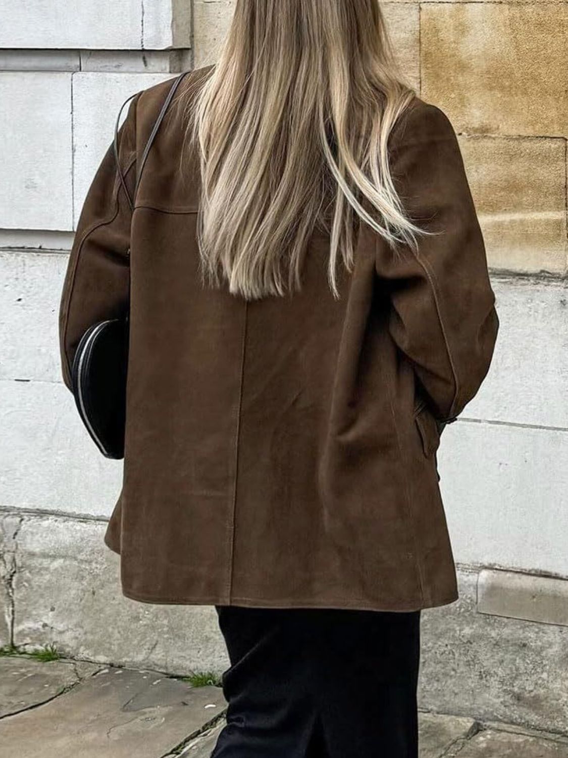 Lapel Collar Button Up Jacket - felvior
